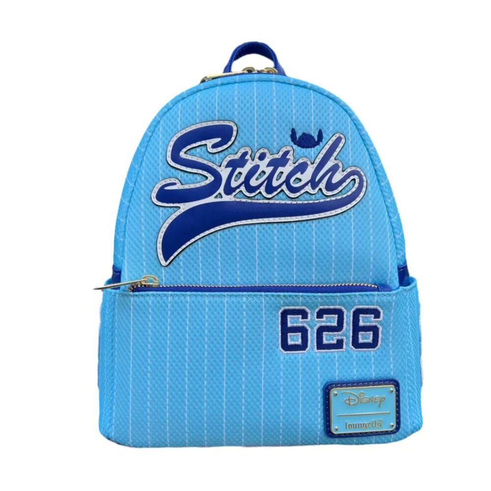 Exclusive - Loungefly Disney Lilo & Stitch Team Stitch Jersey Mini Backpack